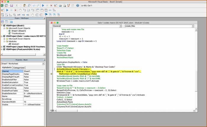 Vba Active Worksheet Save As