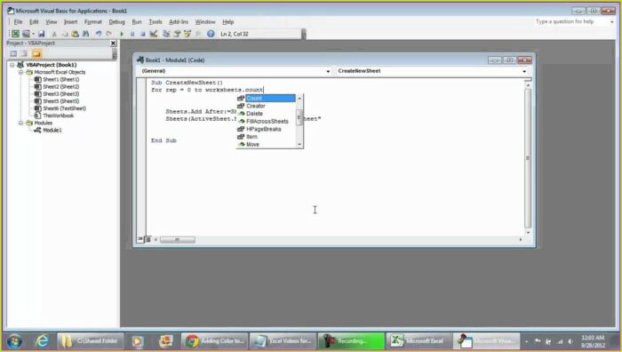 Vba Create Worksheet And Rename