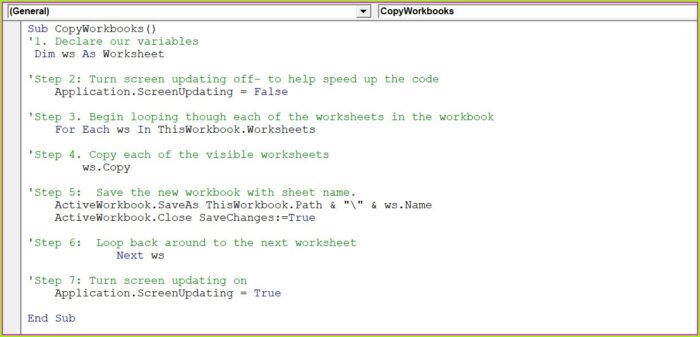 Vba Export Worksheet To New Workbook