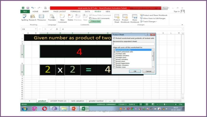Vba Protect Sheet Select Unlocked Cells