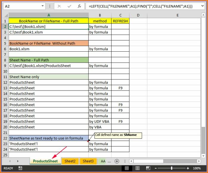 Vba Read Worksheet Name