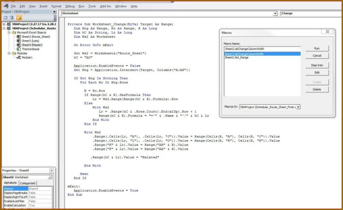 Vba Set Worksheet By Name