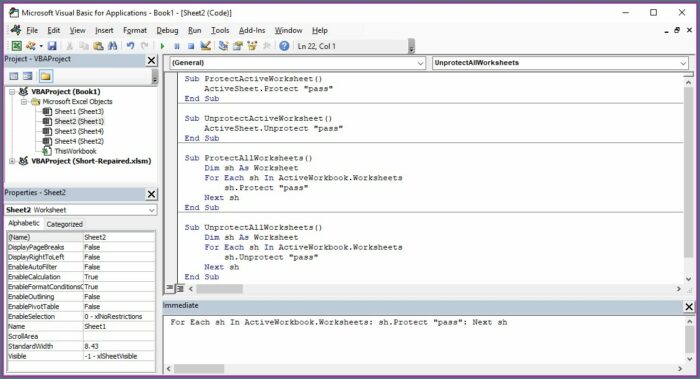 Vba Sheet Object Name