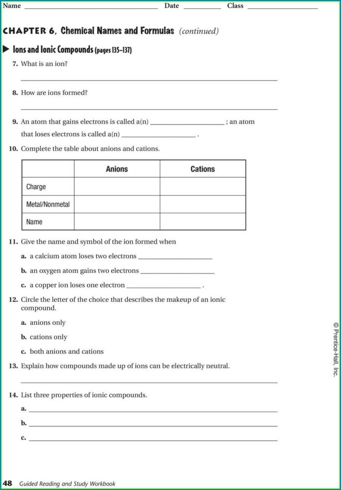 Writing Ternary Formulas Worksheet 6.6 Answers