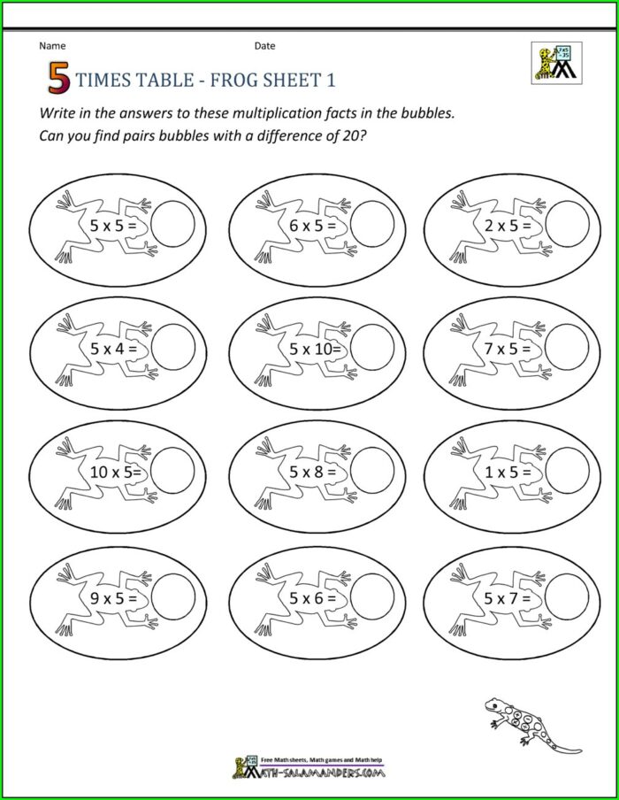 2 Times Table Worksheet Primary Resources