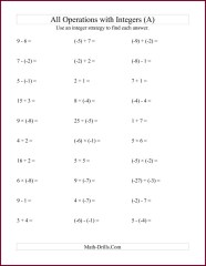 Adding Negative Numbers Worksheet Worksheet Resume Examples