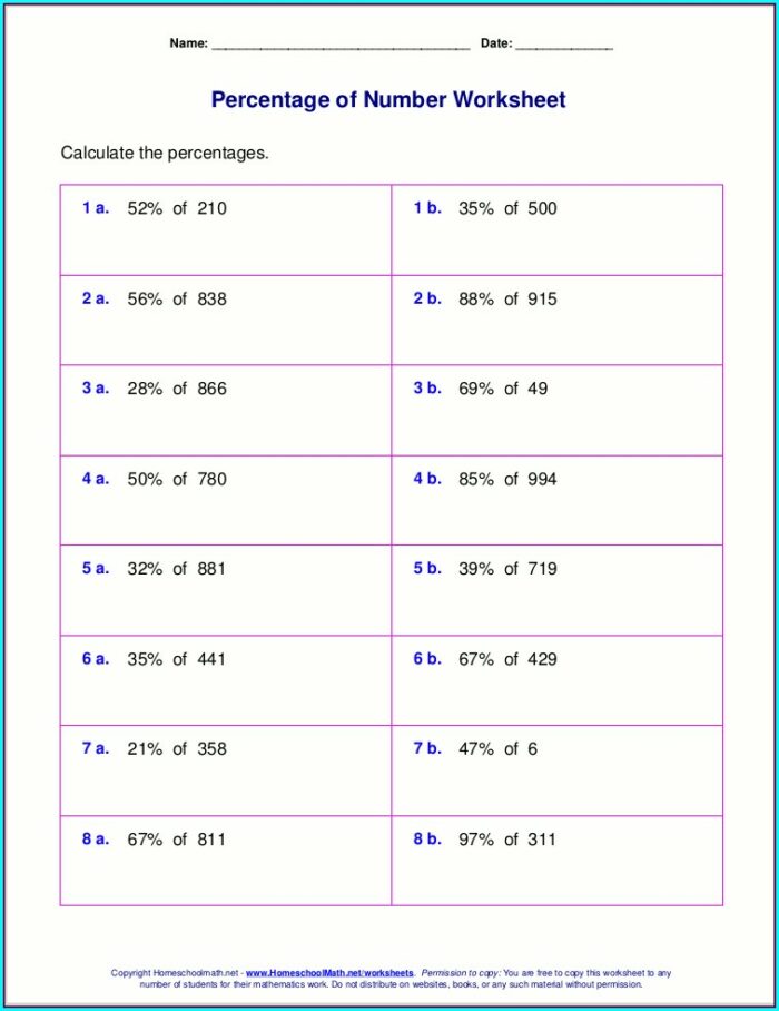 Computation With Whole Numbers Worksheet