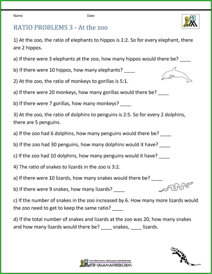 Direct Proportion Word Problems Worksheet With Answers Pdf