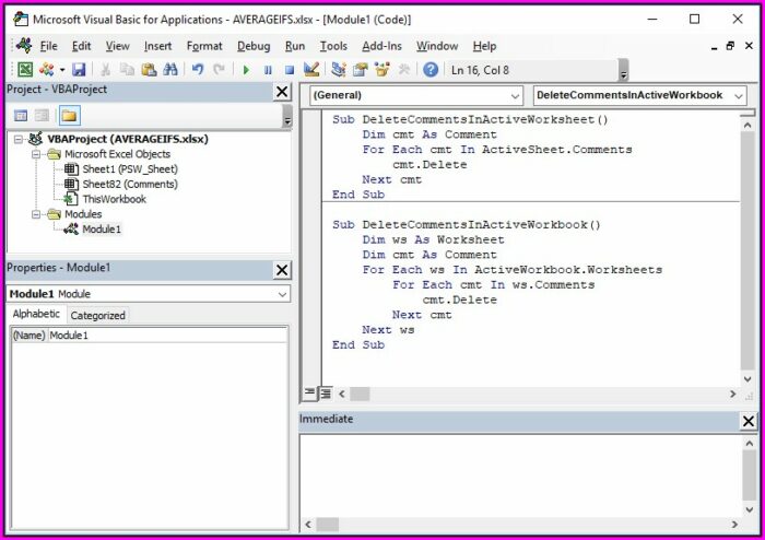 Excel Vba Delete Code From Sheet