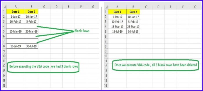 Excel Vba Worksheet Rows