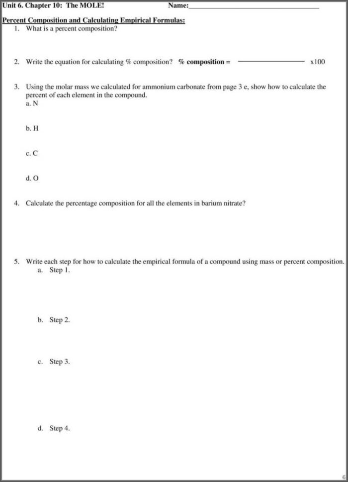 Introduction To The Periodic Table Worksheet Answers