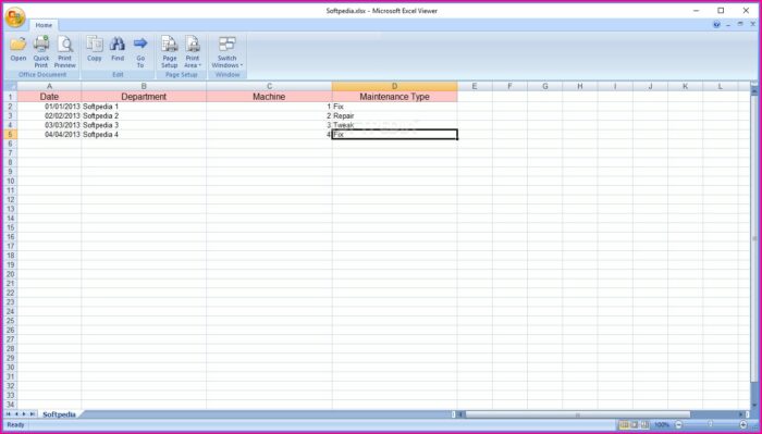 Microsoft Excel File Viewer Free Download