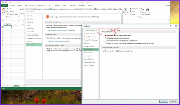 Open Workbook Vba Disable Macros