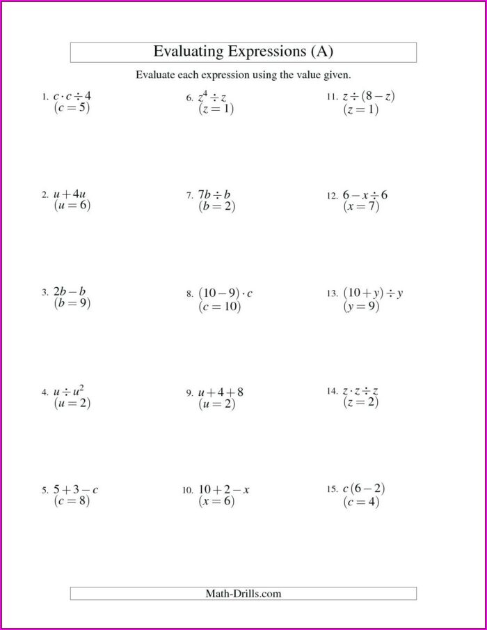 Solving One Step Equations Word Problems Worksheet