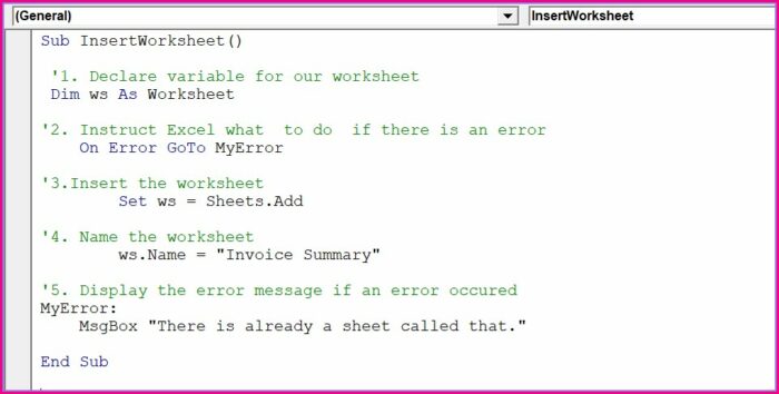 Vba New Worksheet With Name