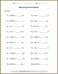 Metric Conversion Word Problems Worksheet With Answers Worksheet