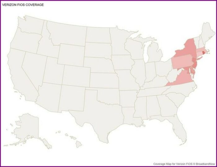 Verizon Fios Availability Map By Zip Code