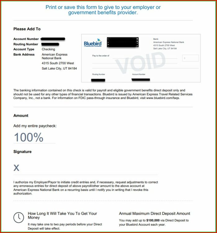 Card Com Direct Deposit Form
