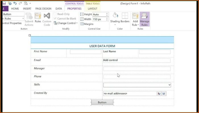 Create Sharepoint Form Without Infopath