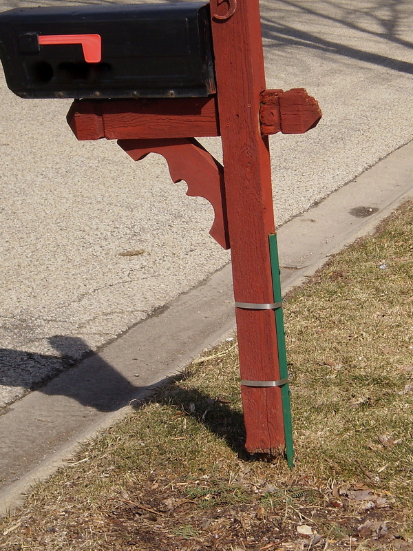 The Secure Post Leaning Mailbox Solution & Fix D SecurePost