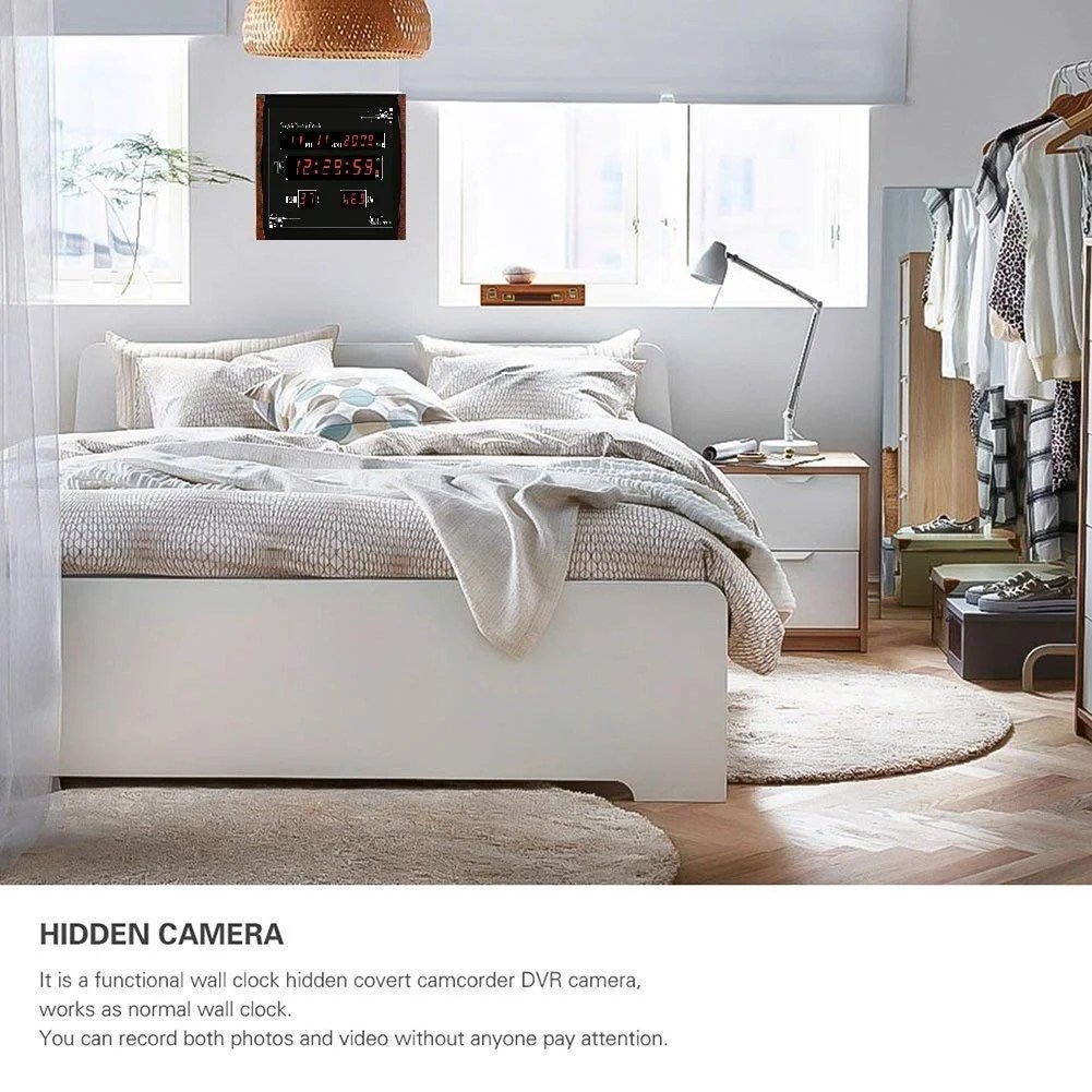 ajanta digital wall clock hidden camera TheSecurityDevice