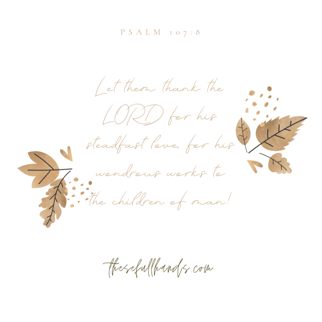 November scripture writing