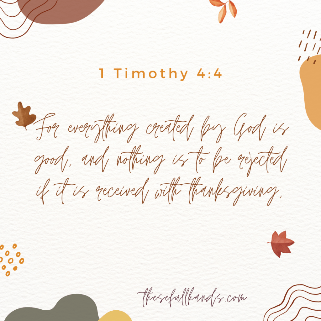 November scripture writing