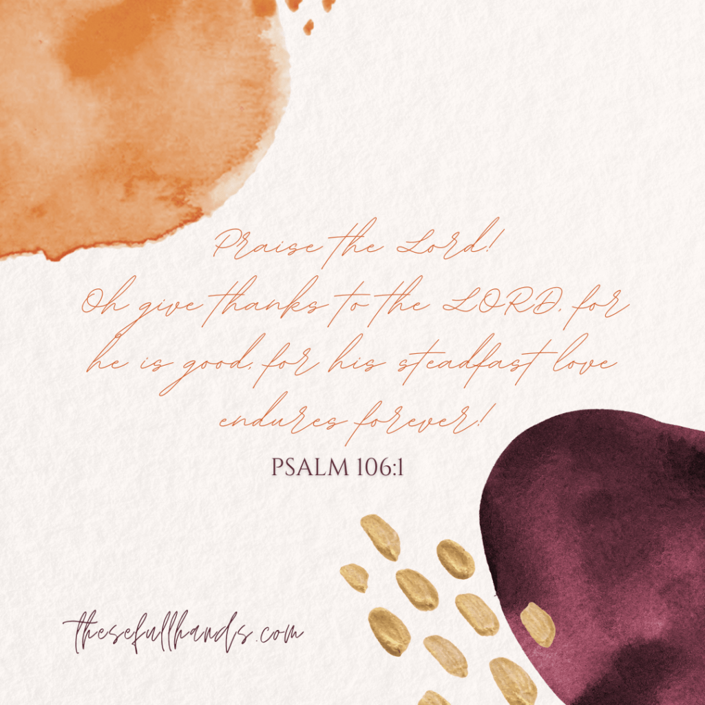 November scripture writing