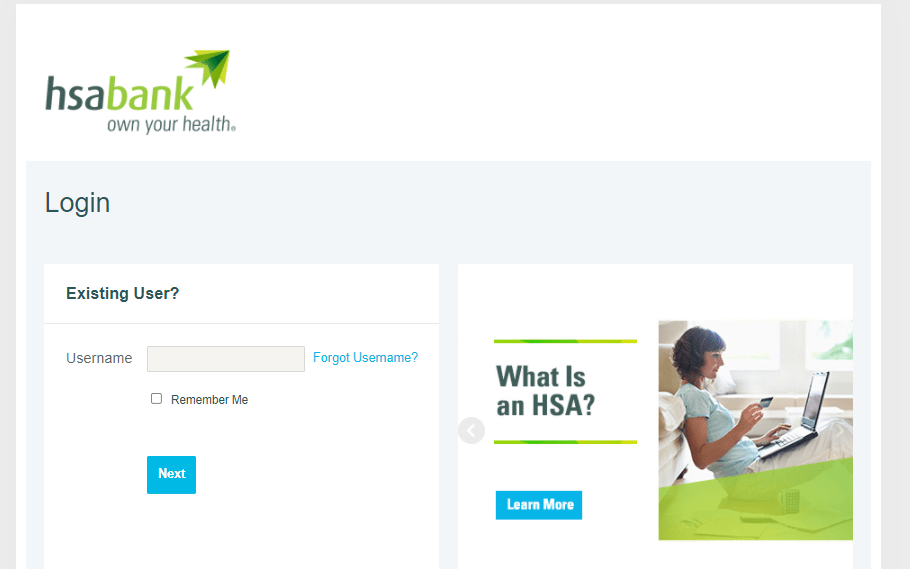 Login to your HSABank Account