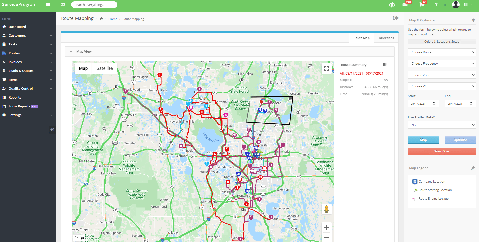Pool Service Software QuickBooks™ AddOn