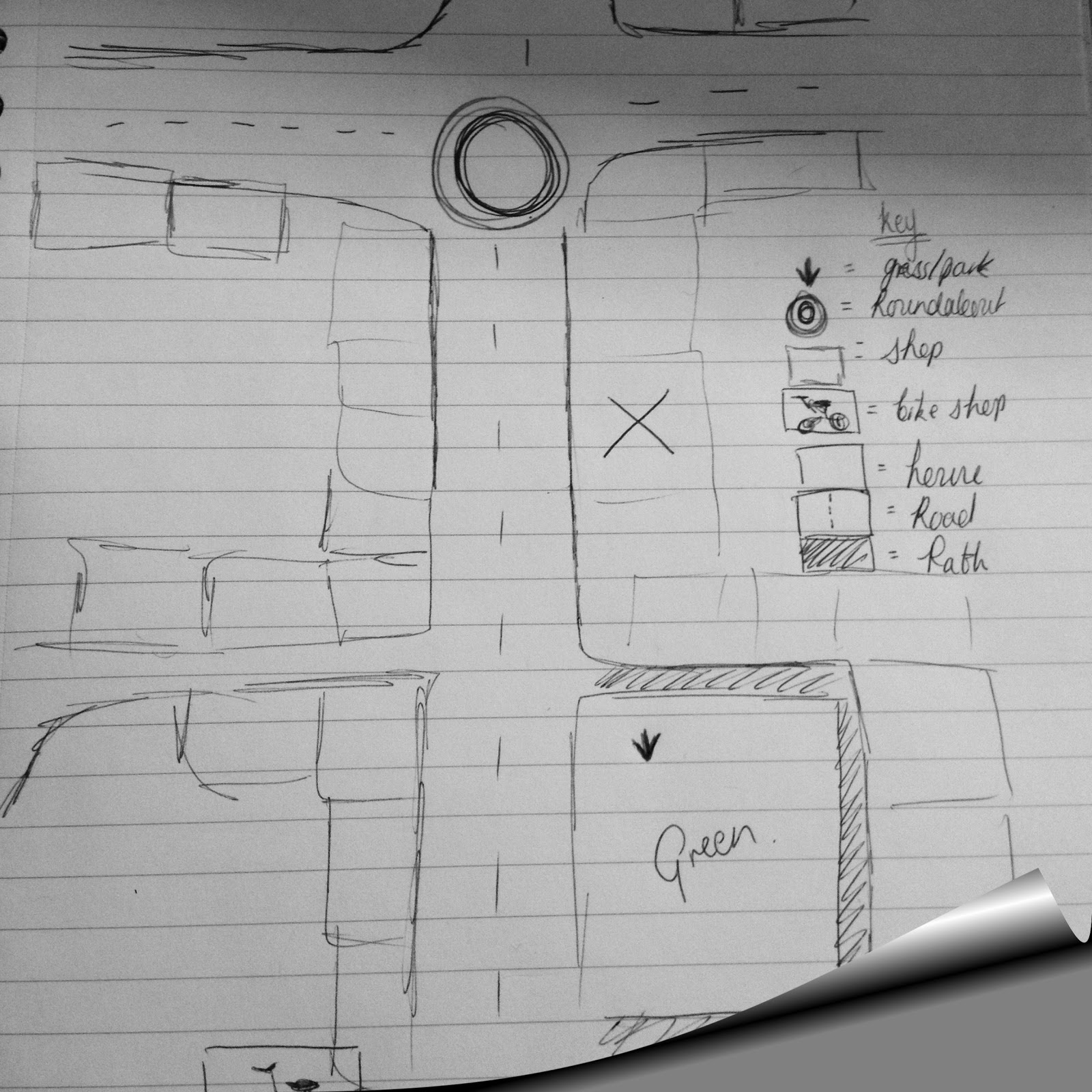 Sketch Map Of My Location Mapping – Eva Wallace