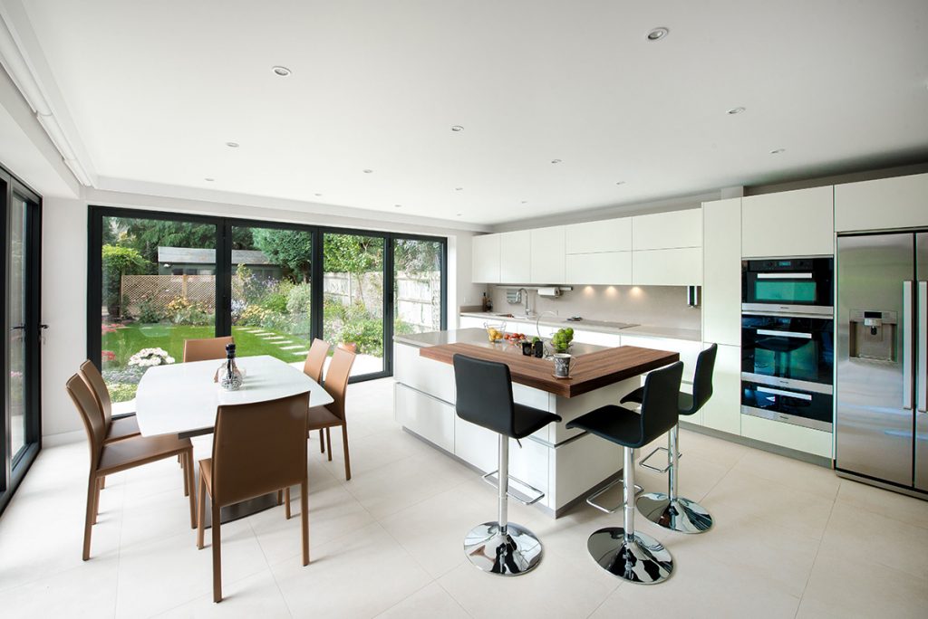 Kitchen extension projects in semidetached houses