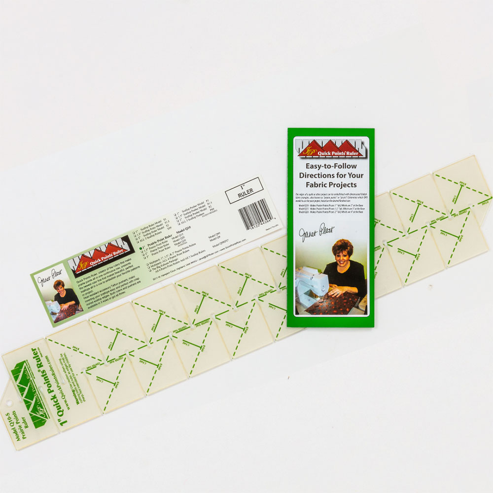Quick Points 1" Prairie Point Ruler Q10 The Sewing Collection