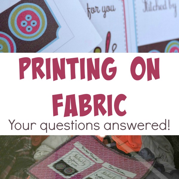 Printing on Fabric at Home Q & A The Sewing Loft