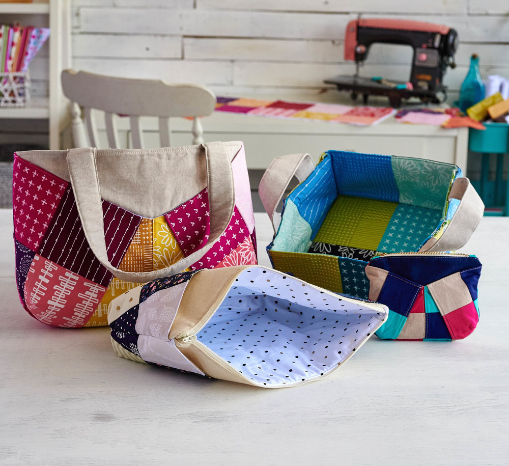 Colorful Patchwork Bag Perfect Seams The Sewing Loft