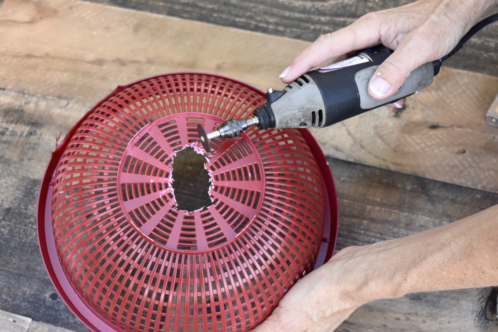 DIY Colander Ornament The Shabby Tree