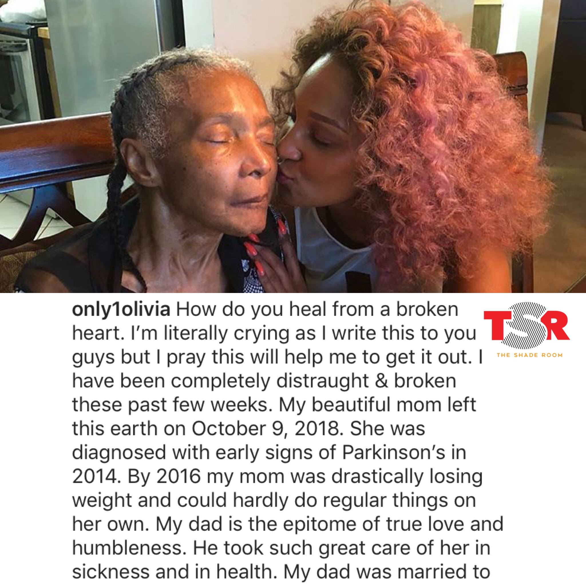 Rest In Peace Olivia Reveals Her Mother Passed Away After Battle With