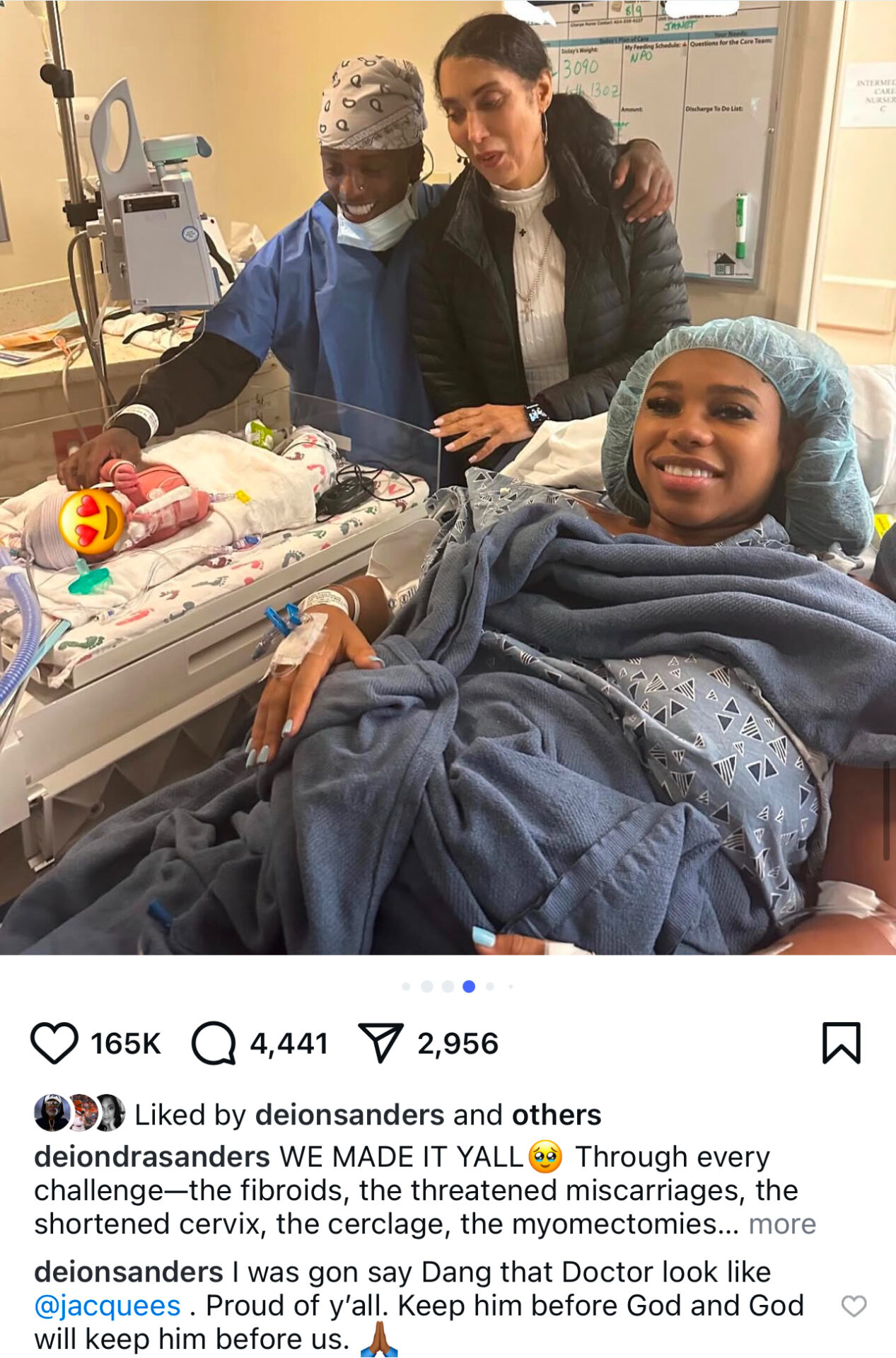 “WE MADE IT Y’ALL" Deion Sanders' Family Is Going Through Critical