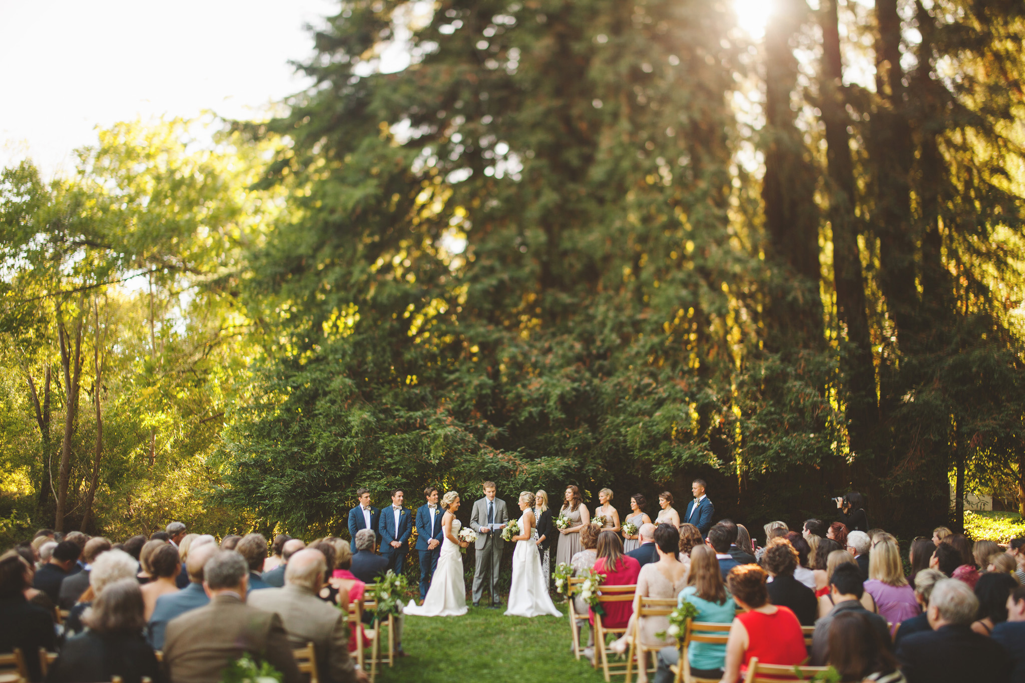 California Redwood wedding at Dawn Ranch Guerneville Wedding Venue