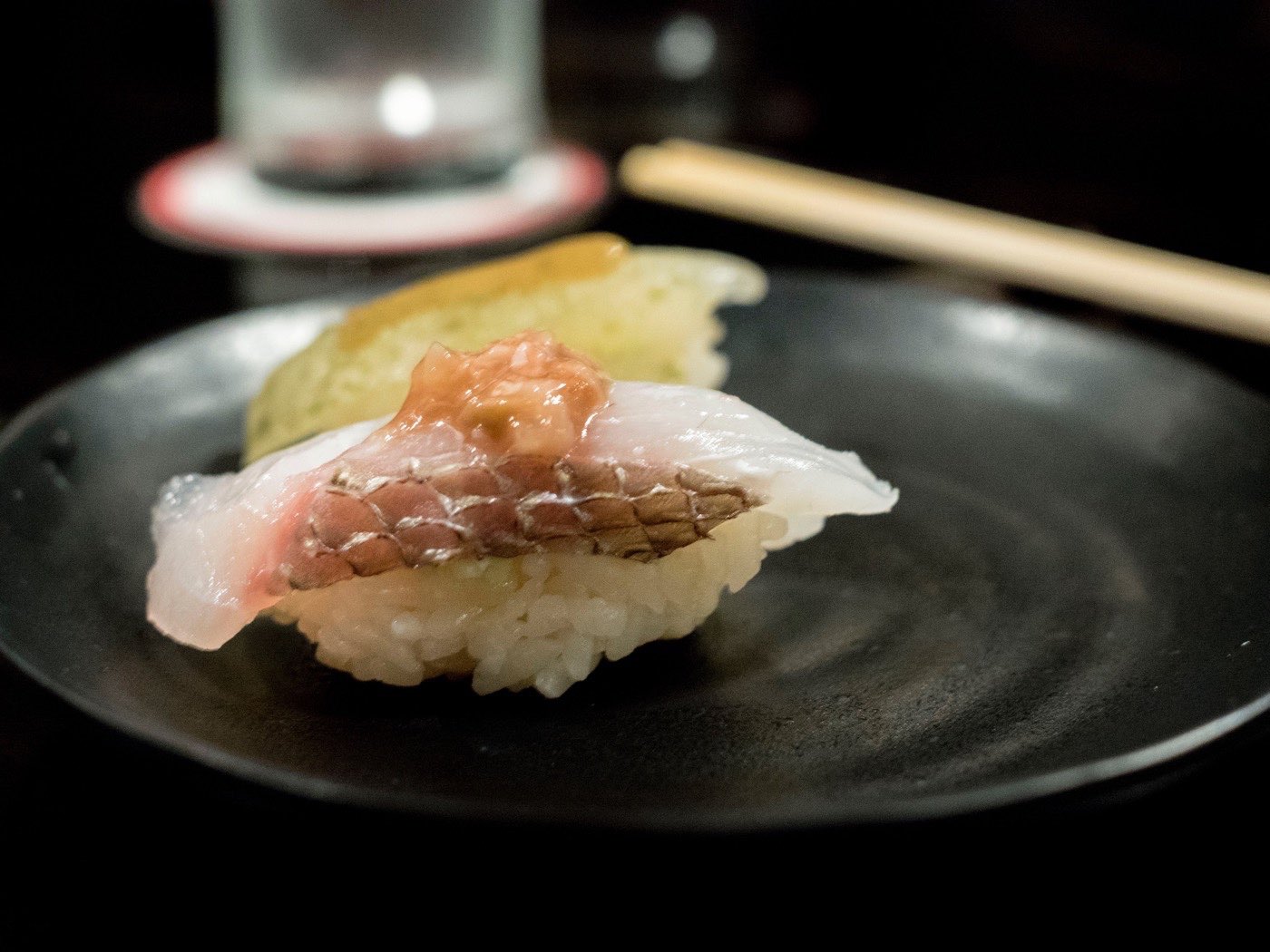 sushisasabunehonolulu6redsnapperintestine • The Shanghai Kid Blog