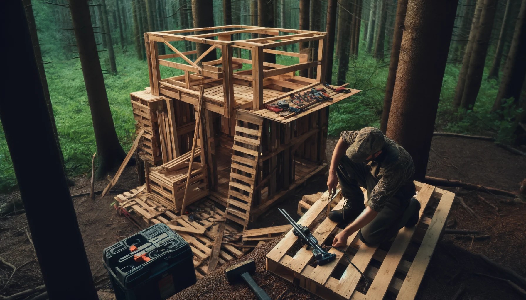 DIY Guide How to Build a Deer Blind From Pallets The Shooting Gears