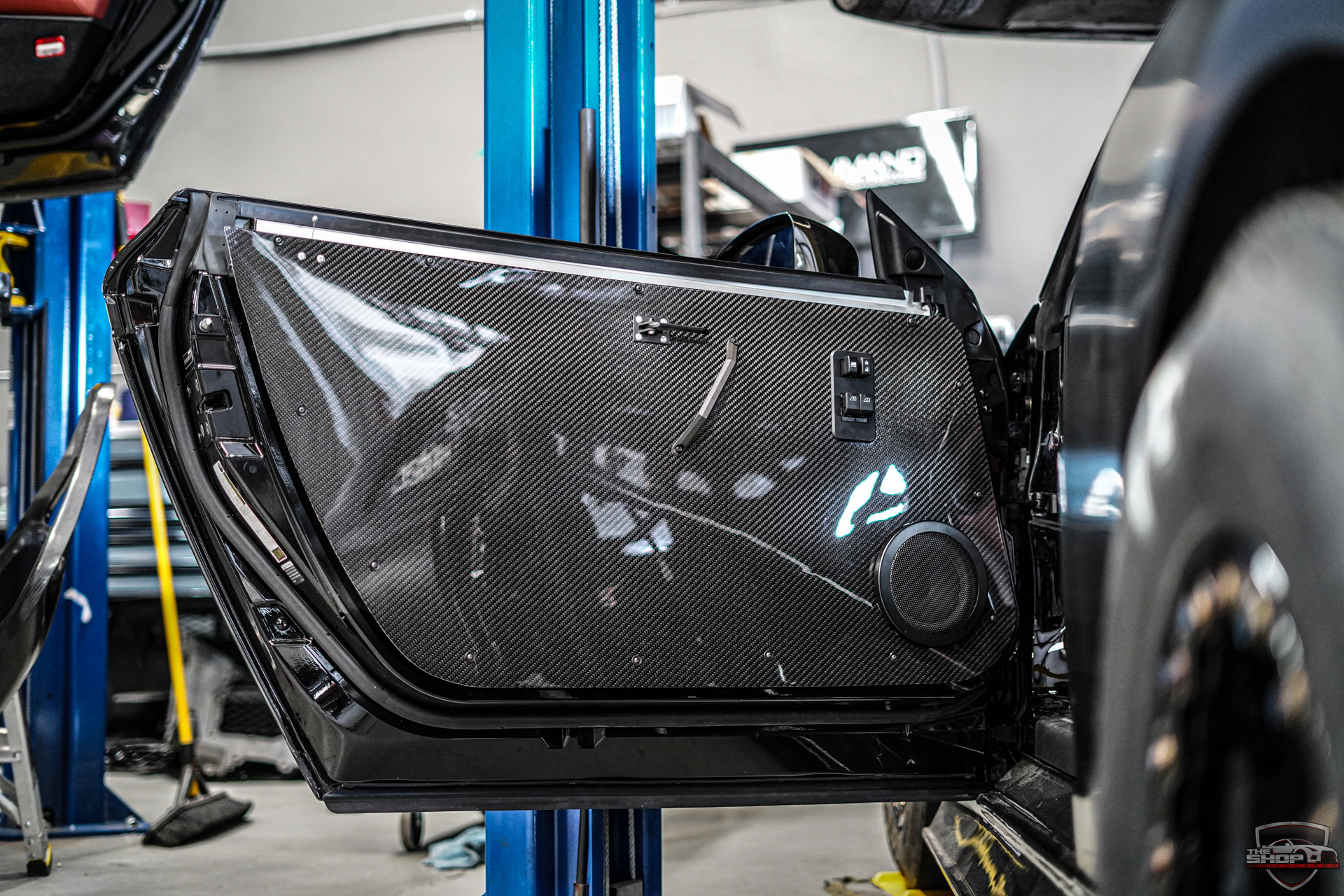 The Shop Houston Command Performance Dry Carbon Fiber Door Card Set for