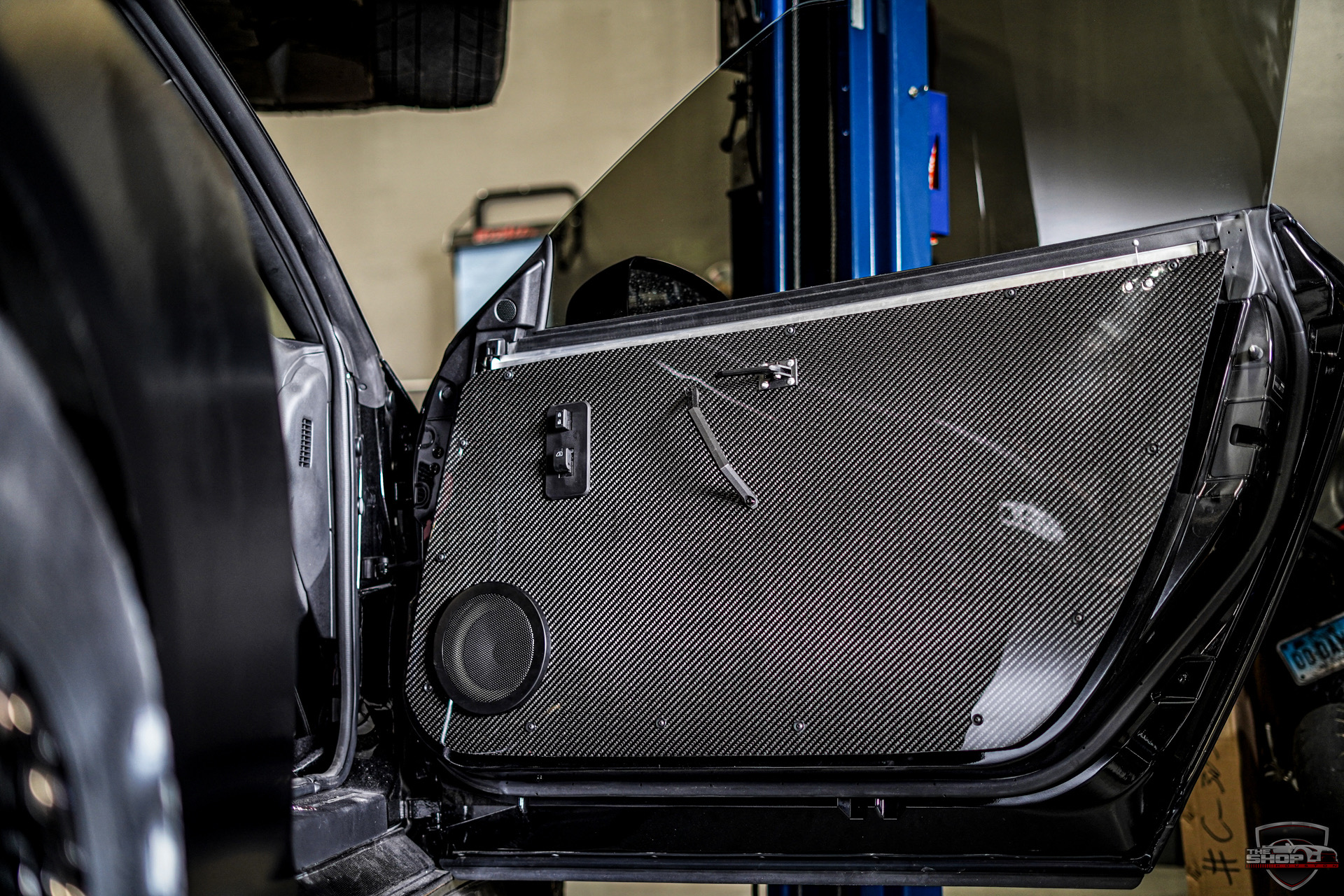 The Shop Houston Command Performance Dry Carbon Fiber Door Card Set for