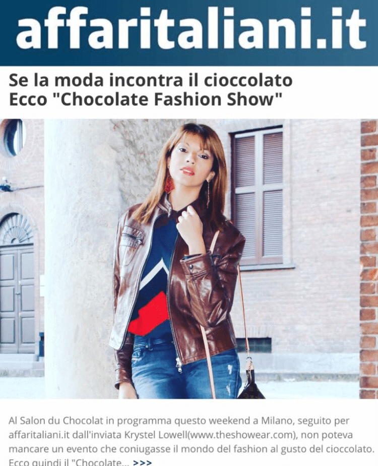 Chocolate Fashion Show theshowear