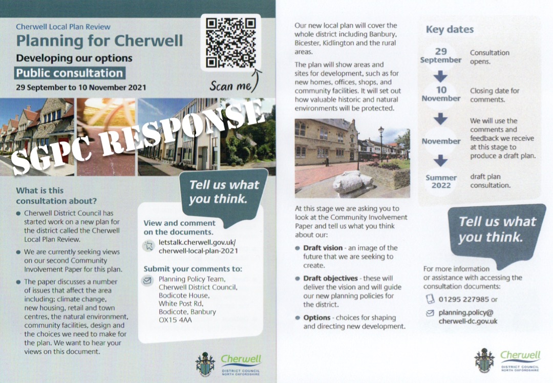 Cherwell Local Plan Review SGPC Consultation Response The Sibfords