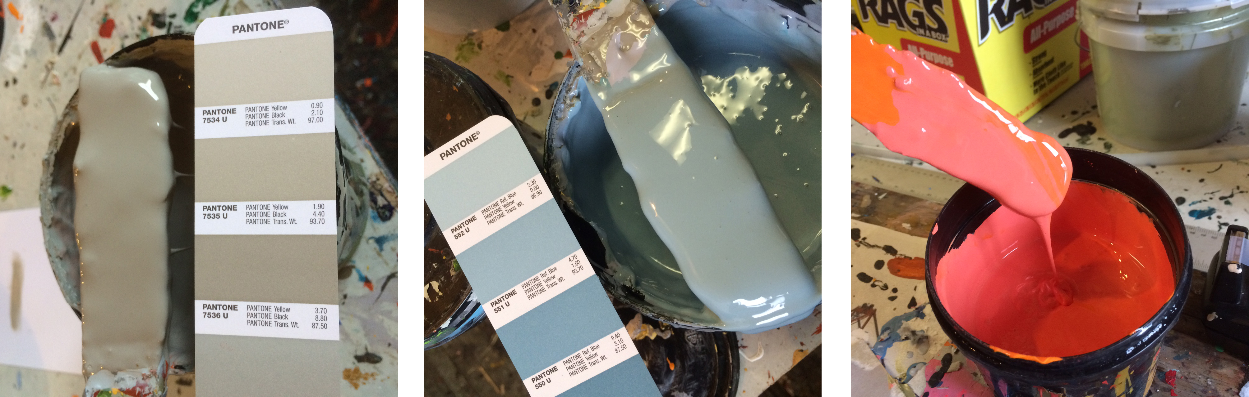 Wilco Poster Process. The Silent P