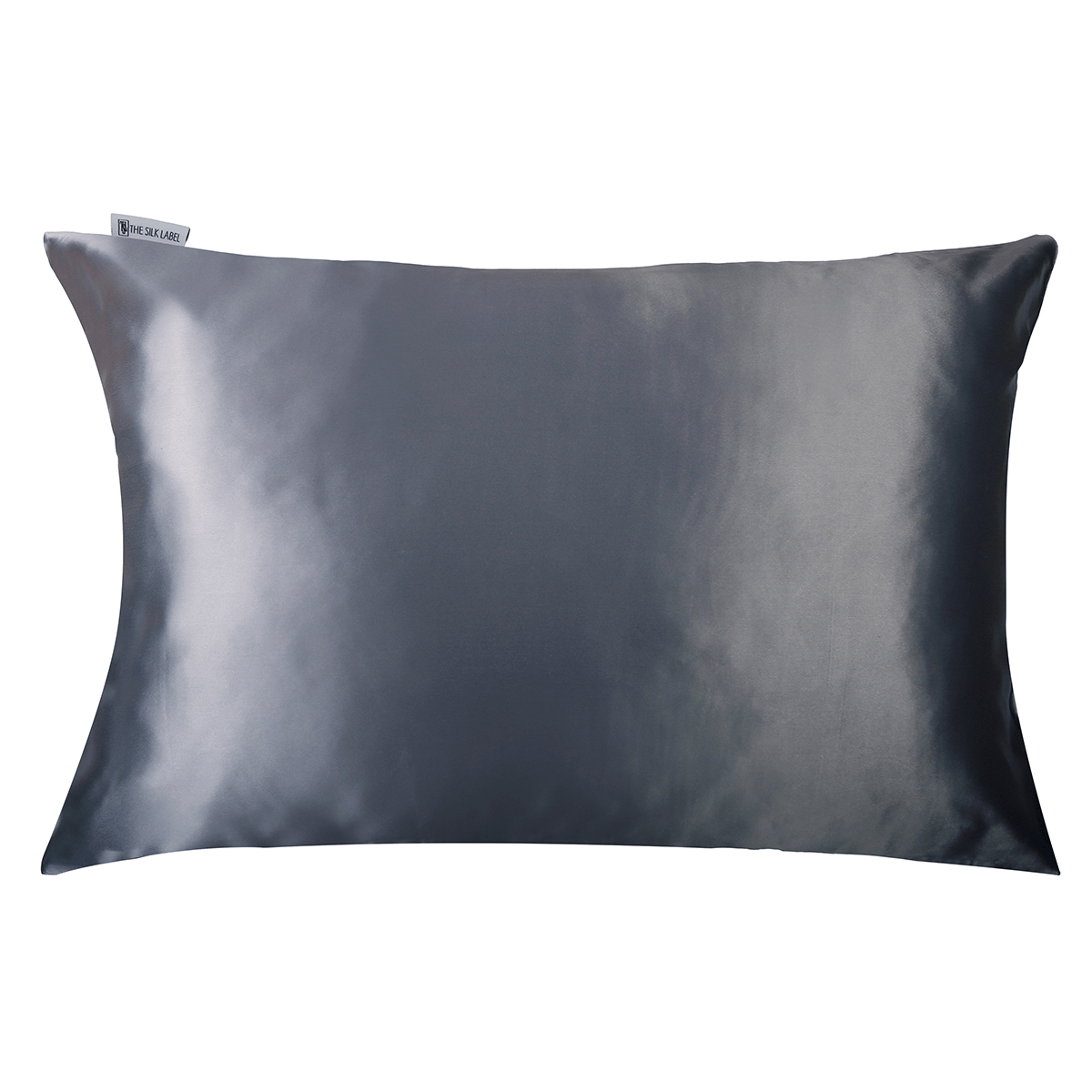 Single Grey Silk Pillowcase The Silk Label
