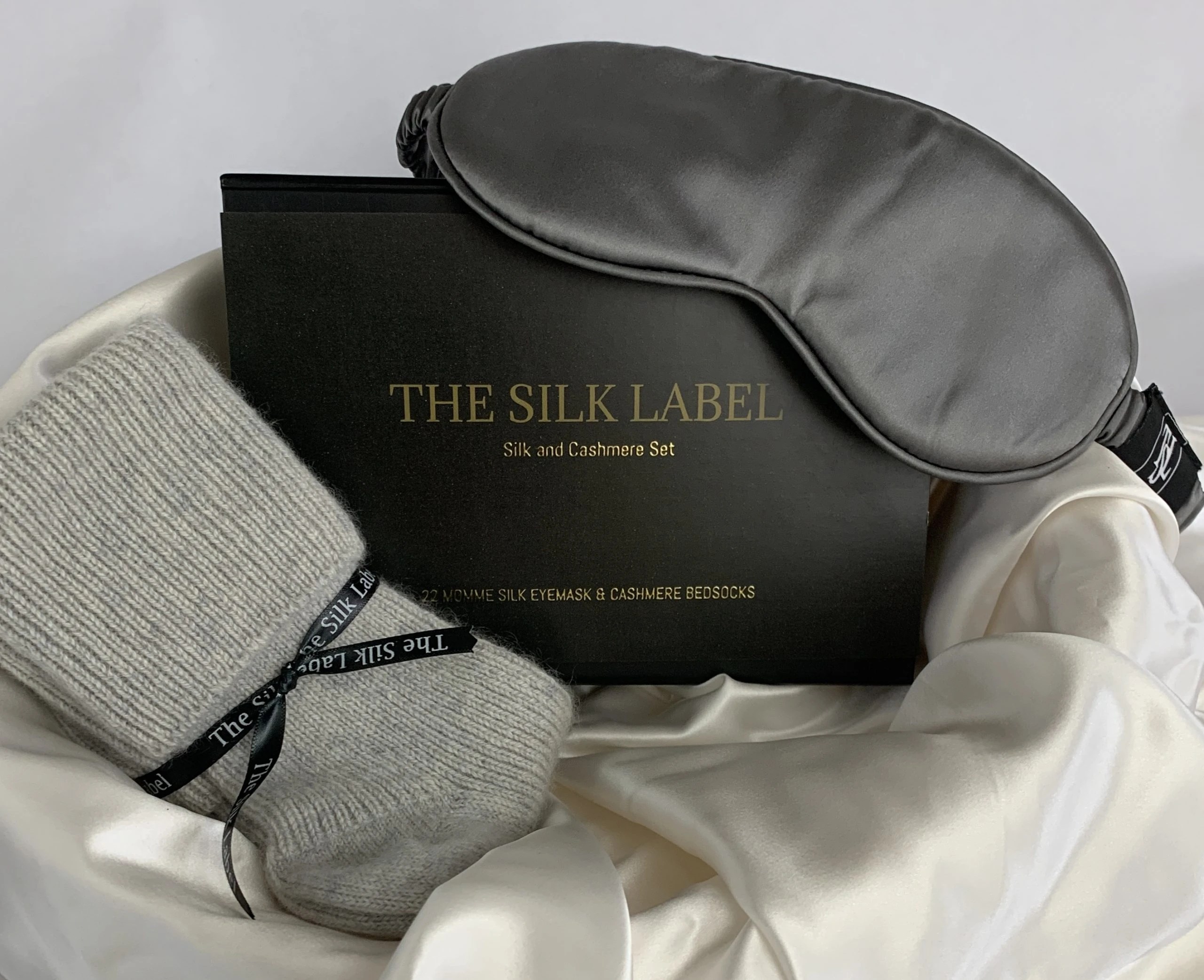 Cashmere & Eye Mask Gift Set The Silk Label