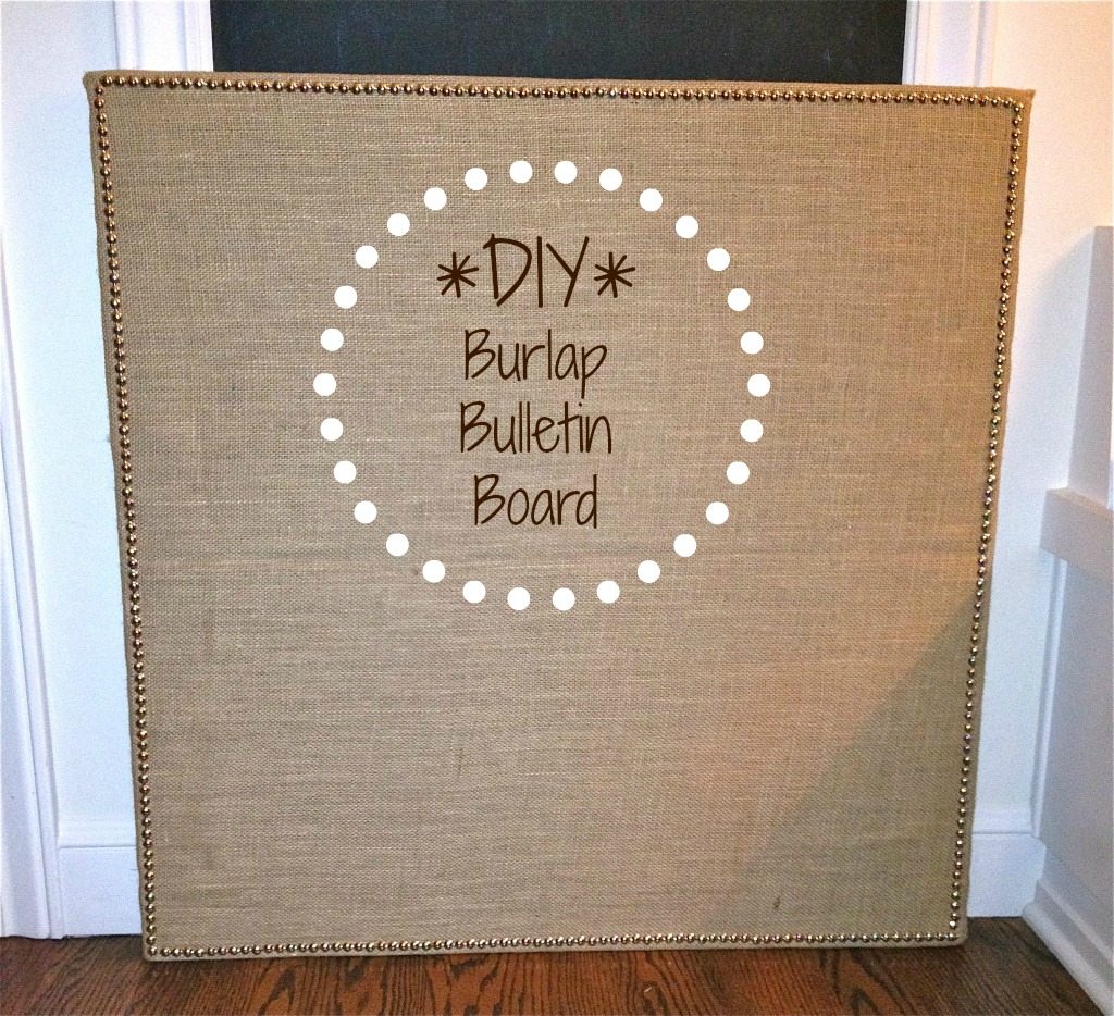 Desks + Bulletin Boards + Burlap · The Simple Proof