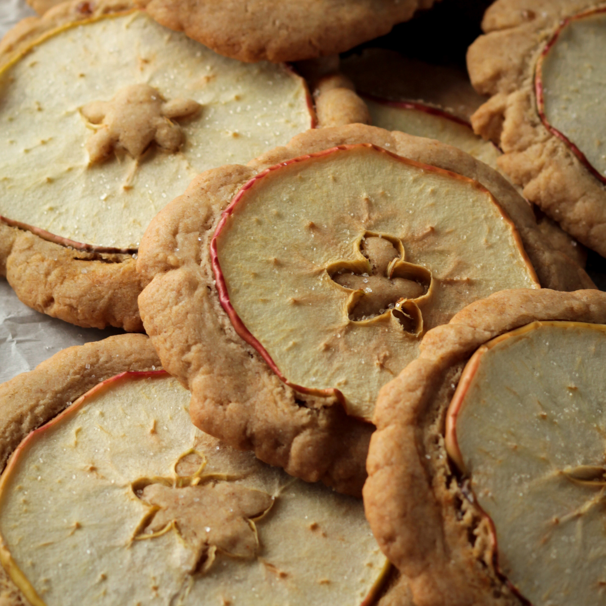 Whole Wheat Ginger Apple Snaps (vegan) — The Simple Sprinkle
